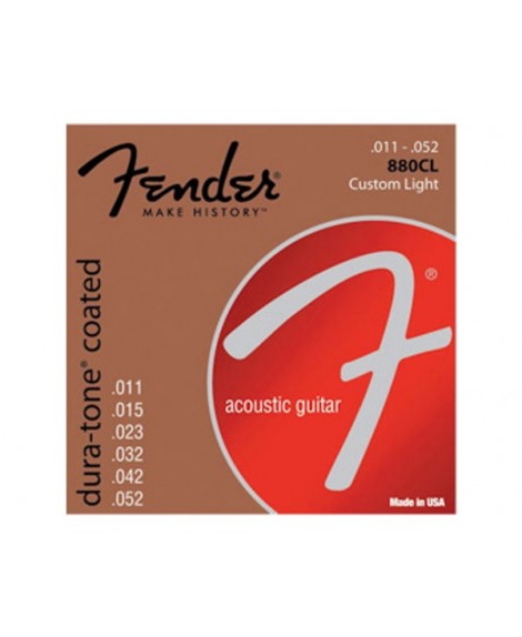 Juego Cuerdas Guitarra Acústica Fender 880CL