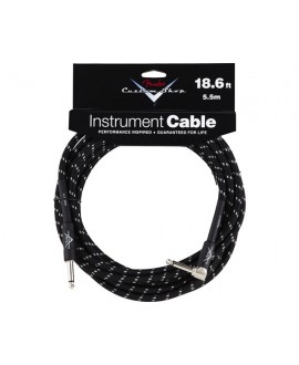 Cable Acodado Jack-Jack Fender Black Tweed 5,5 m.
