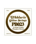 Cuerda Guitarra Acústica D´Addario PB-023