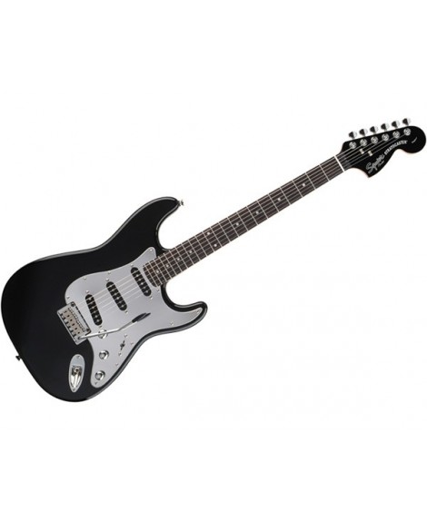 Guitarra Eléctrica Squier Black and Chrome Standard Stratocaster