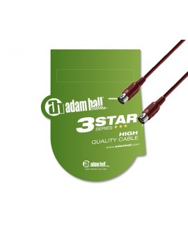 Cable Midi Adam Hall 1.5m Rojo