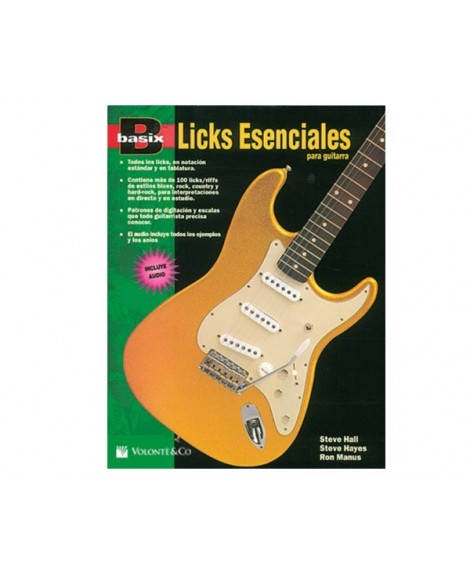 Método Guitarra Basix Licks Esenciales