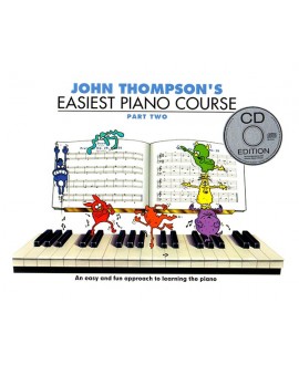 Easiest Piano Course Part 2 John Thompson's Libro y CD