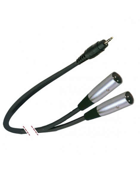Cable Jack Mini Stereo a 2 XLR Macho