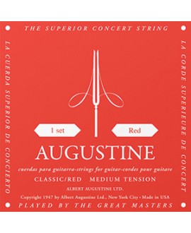 Cuerda 1ª Guitarra Clásica Augustine Roja