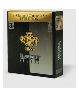 Caja 10 Cañas Clarinete Rico Gran Concert Select Evolution 2½