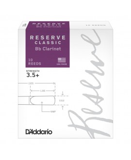 Caja 10 Cañas Clarinete Organic Reserve Classic by D'Addario 3½+