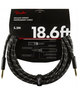 Cable Jack Fender 099-0820-080 Deluxe Series Tweed Negro 5.5m