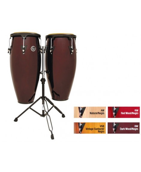 Set Congas Latin Percussion Aspire Wood LPA-646